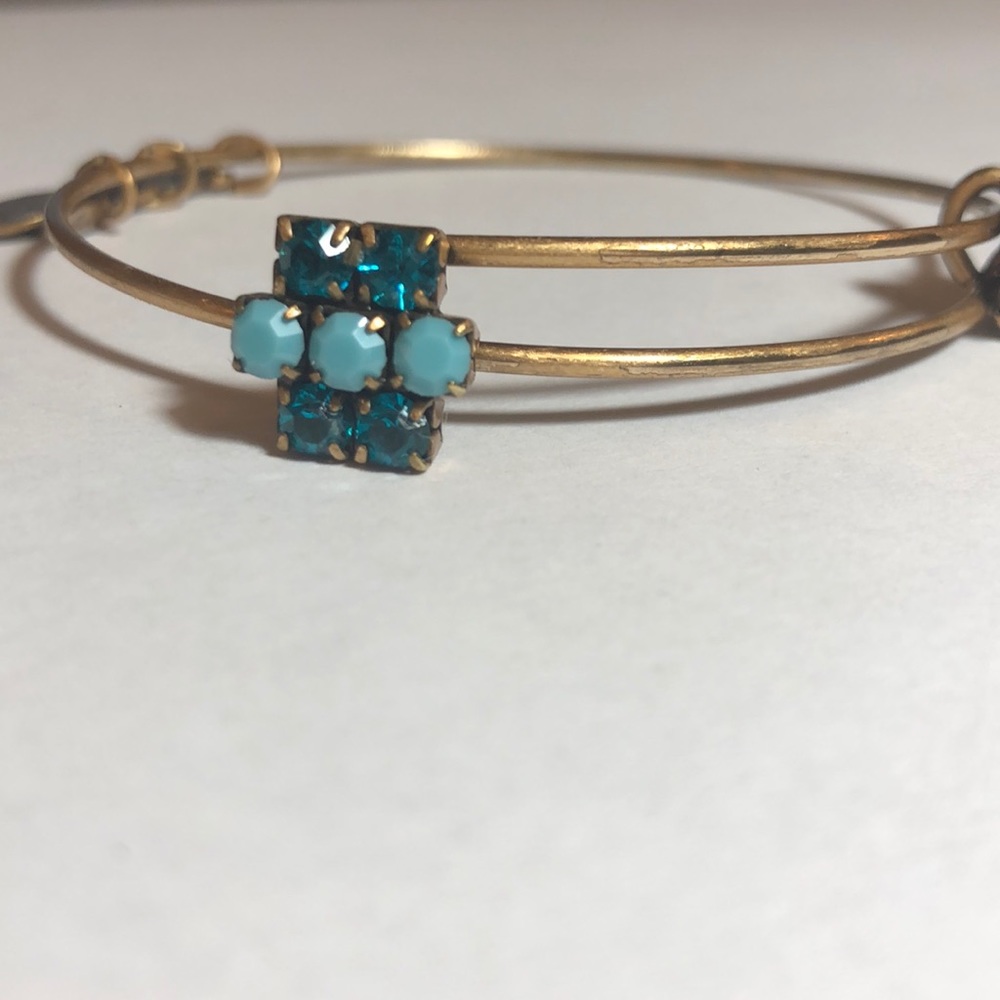 DISCONTINUED🚨Aqua Sparkler Bangle✨ | ALEX&ANI - Picture 2 of 4
